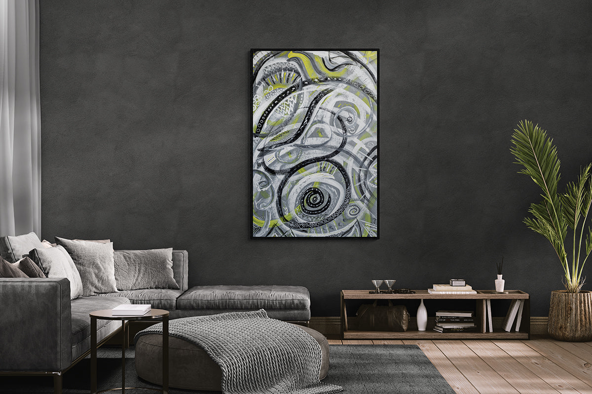 light and shadow wall art